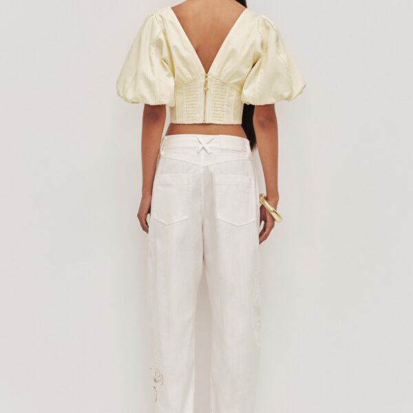 Aje clothing Aus Pants – structured silhouette with raw femininity from Luxury Shoes 