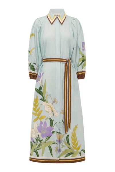 Alemais Alfie Shirtdress  Sustainable Dresses with Alemais print -  Luxury Handbags Australian Designer