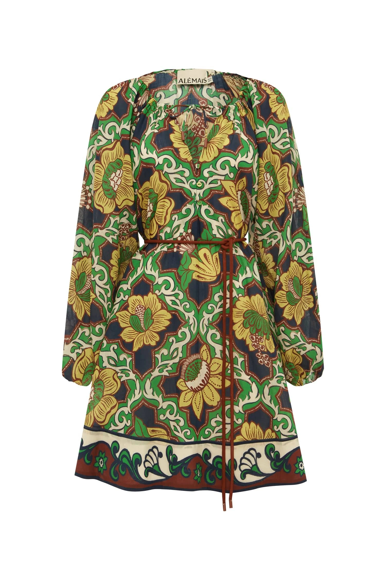 Liana Mini Dress by Alemais - Dresses Alemais Liana Mini Dress Sustainable Dresses with Alemais print - Luxury Handbags Australian Designer