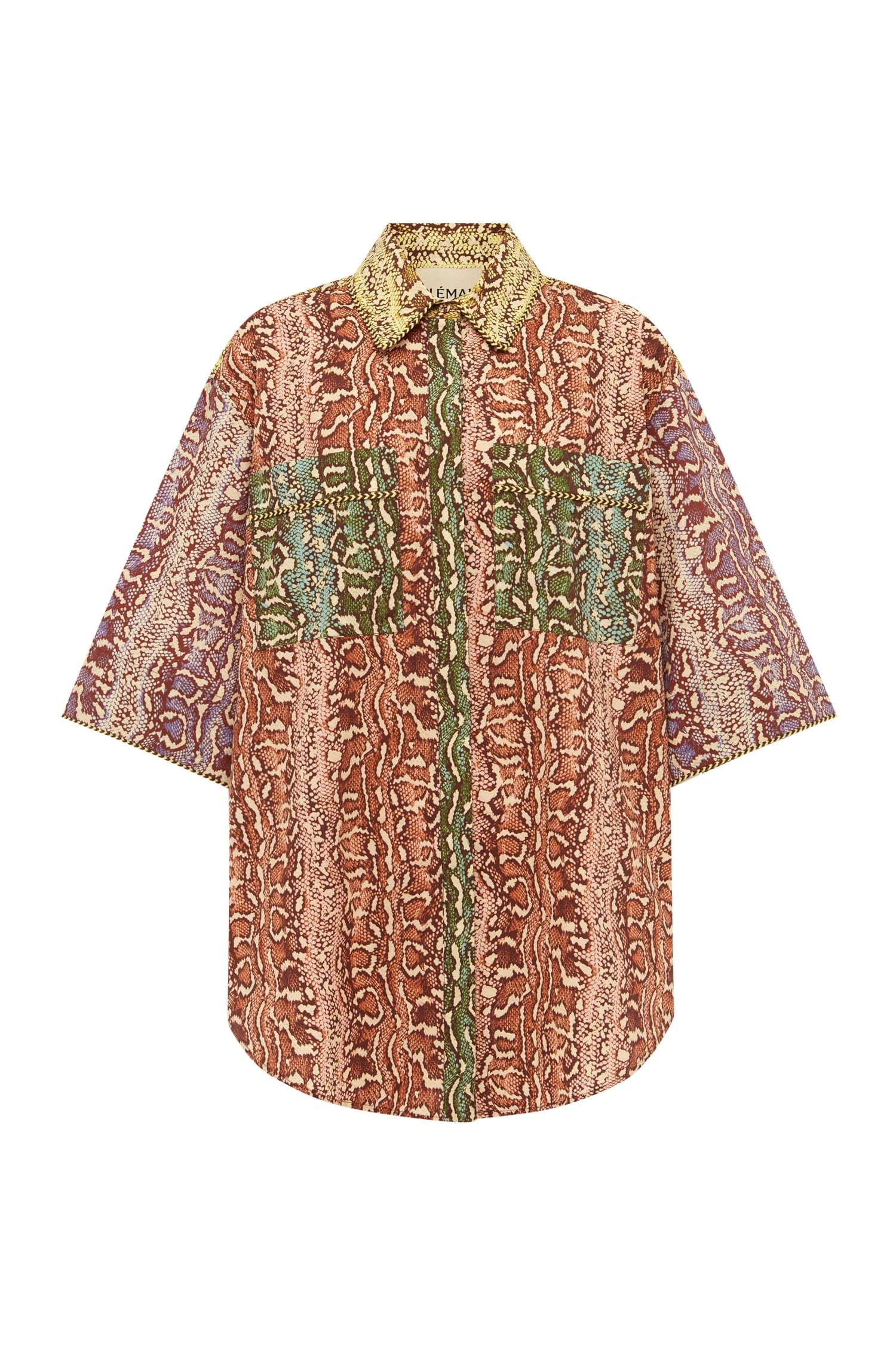 Varna Shirt by Alemais - Tops Alemais Varna Shirt Sustainable Tops with Alemais print - Luxury Handbags Australian Designer