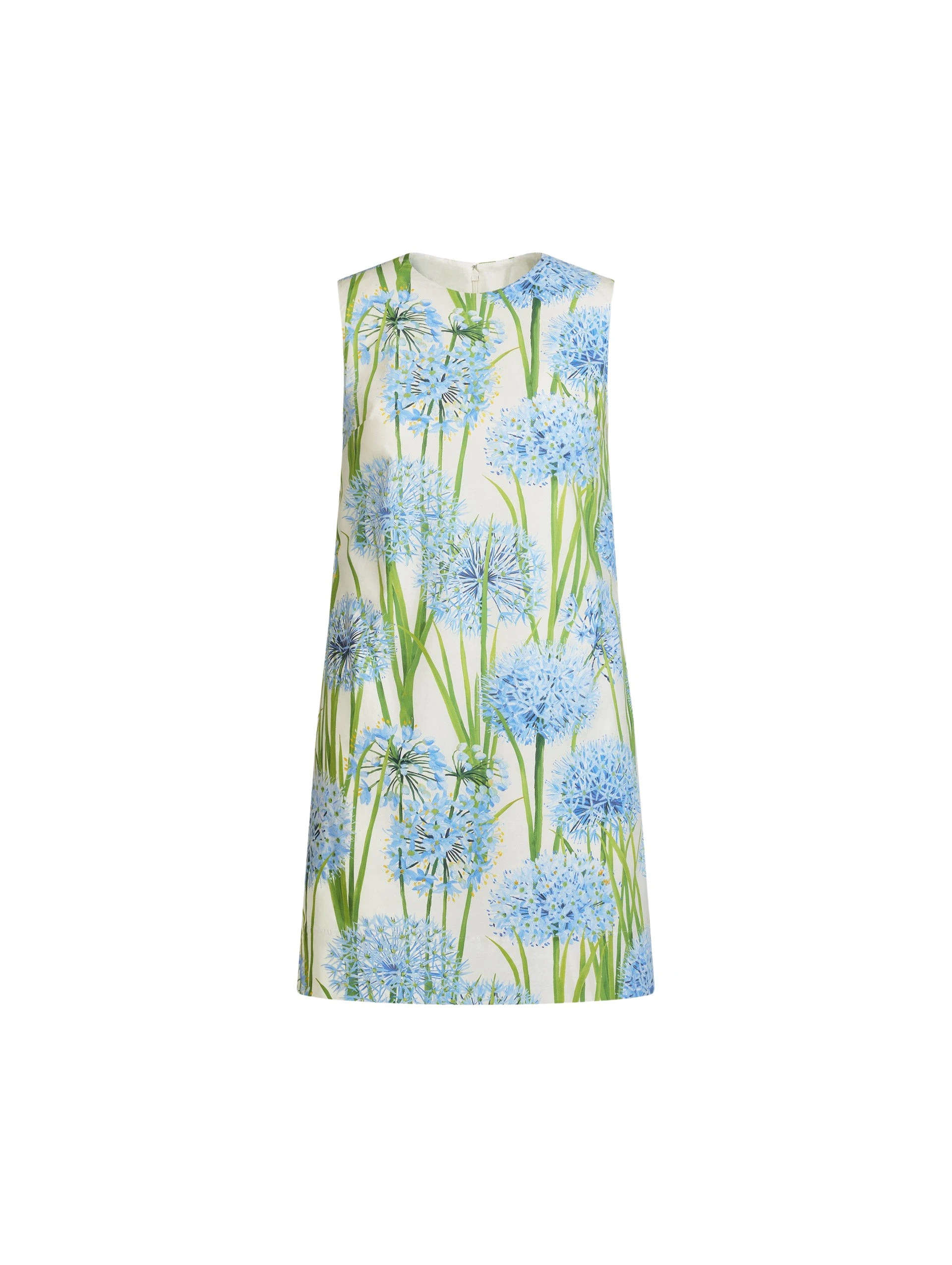 Allium-Cotton-Poplin-Sleeveless-Shift-Dress-Oscar-de-la-Renta-Dresses30818_nobg Oscar de la Renta Allium Cotton Poplin Sleeveless Shift Dress - Oscar de la Renta Dresses - American Couture - Shop at Luxury Shoes