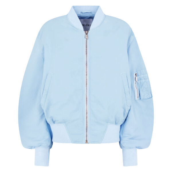 The Attico 'Anja'' Baby Blue Bomber - The Attico Jackets - Designed by Gilda Ambrosio & Giorgia Tordini - Shop at Luxury Shoes 