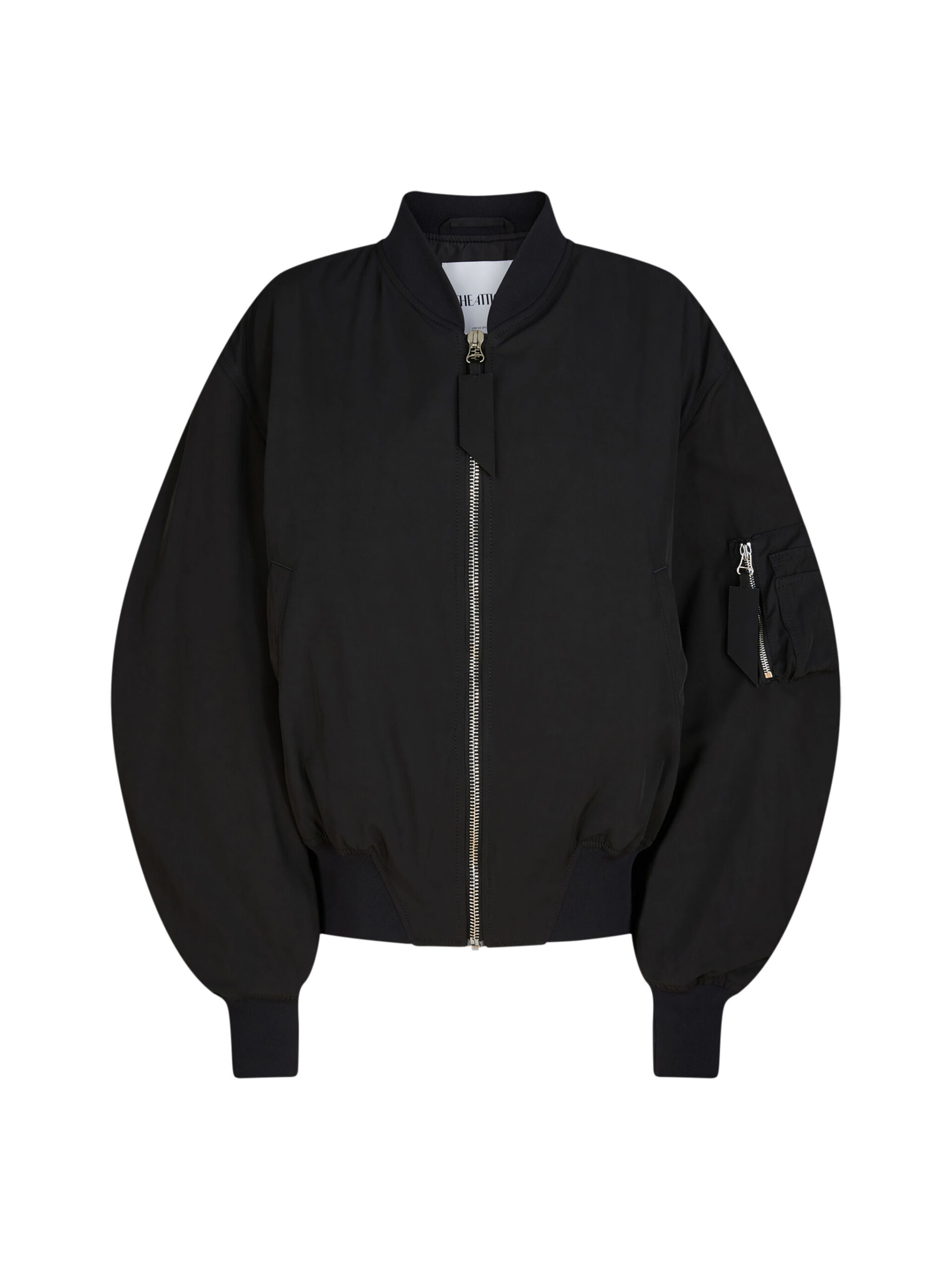 The Attico "Anja'' Black Bomber - The Attico Jackets - Designed by Gilda Ambrosio & Giorgia Tordini - Shop at Luxury Shoes The Attico "Anja'' Black Bomber - The Attico Jackets - Designed by Gilda Ambrosio & Giorgia Tordini - Shop at Luxury Shoes
