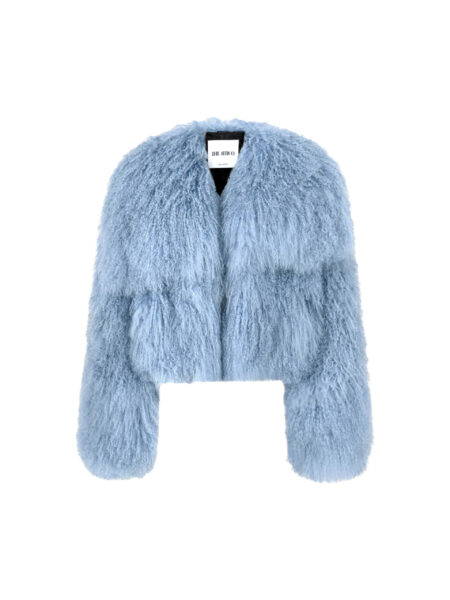 The Attico Baby Blue Bomber - The Attico Jackets - Designed by Gilda Ambrosio & Giorgia Tordini - Shop at Luxury Shoes 