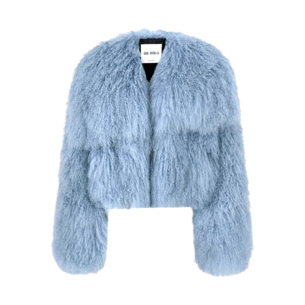The Attico Baby Blue Bomber - The Attico Jackets - Designed by Gilda Ambrosio & Giorgia Tordini - Shop at Luxury Shoes 