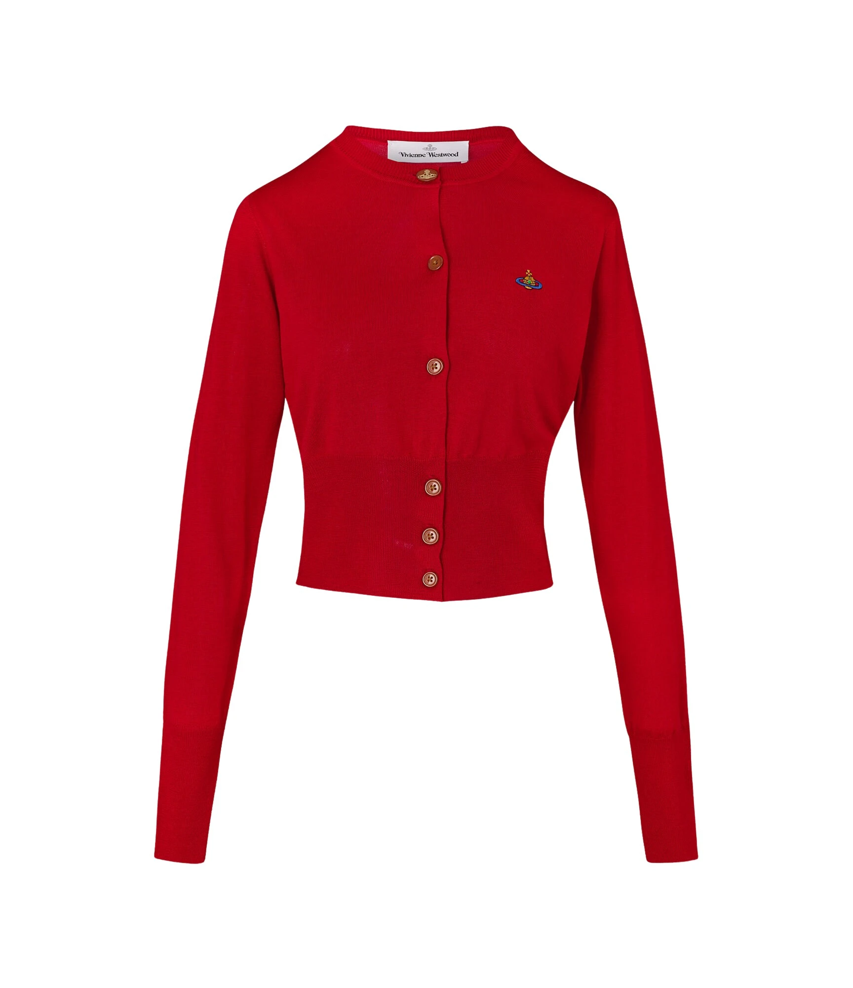 Bea-Cropped-Cardigan-Vivienne-Westwood-Knitwear-960782_nobg Vivienne Westwood Bea Cropped Cardigan - Vivienne Westwood Knitwear - Punk Luxury - Shop at Luxury Shoes