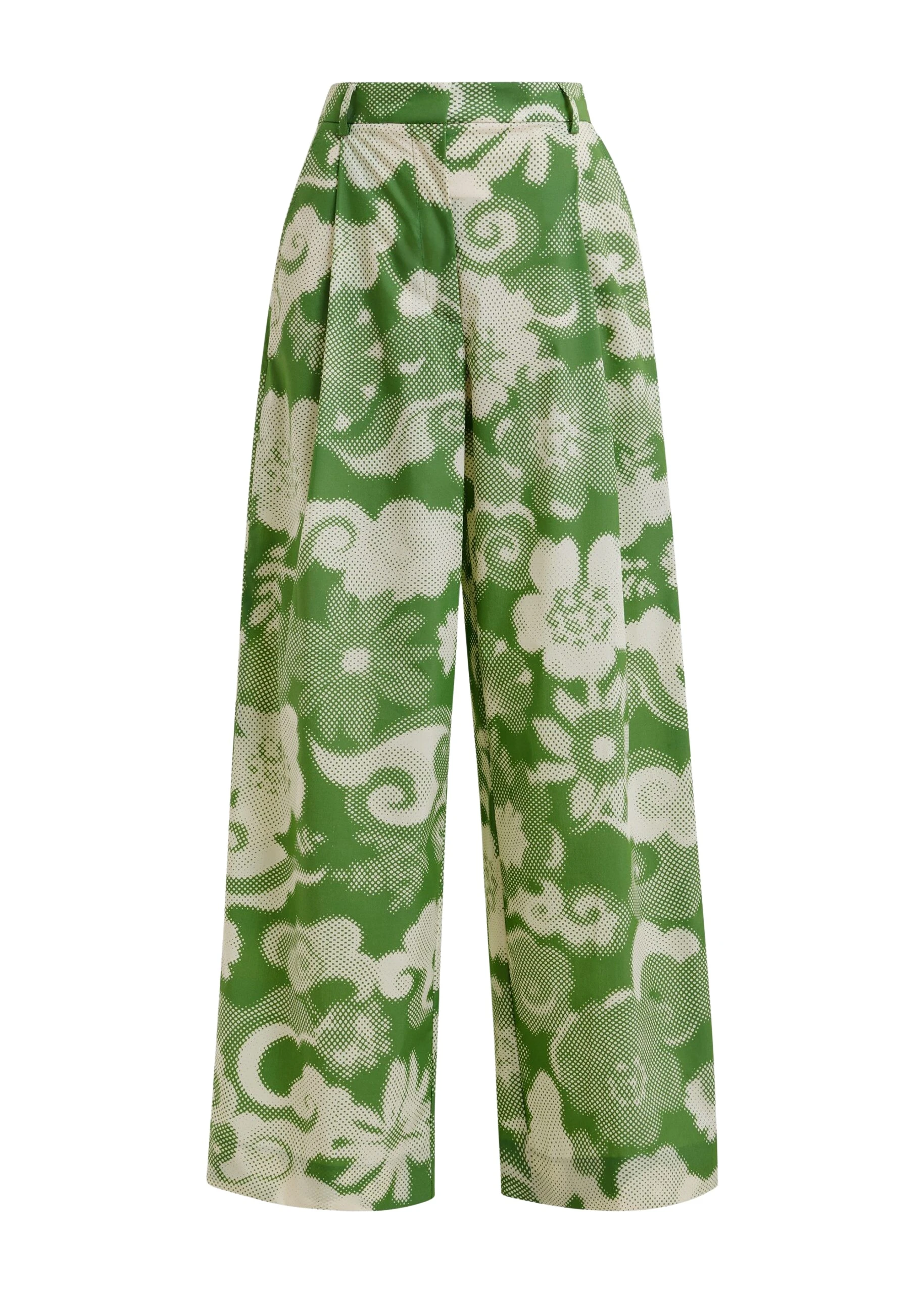 Beige-and-green-pleated-wide-leg-printed-pants-Essentiel-Antwerp-Pants-scaled88848_nobg Essentiel Antwerp Beige and green pleated wide-leg printed pants - Essentiel Antwerp Pants - Colorful Belgian Design - Shop at Luxury Shoes