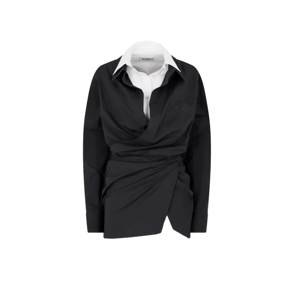 The Attico Black And White Mini Dress - The Attico Dresses - Designed by Gilda Ambrosio & Giorgia Tordini - Shop at Luxury Shoes 