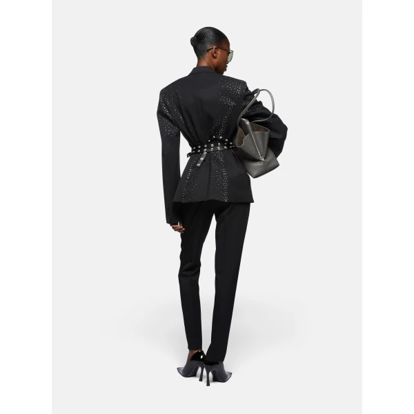 The Attico Black Blazer - The Attico Jackets - Designed by Gilda Ambrosio & Giorgia Tordini - Shop at Luxury Shoes 