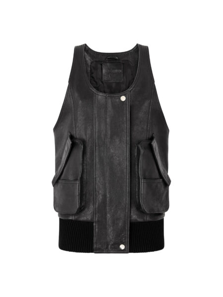 The Attico Black Blouson - The Attico Knitwear - Designed by Gilda Ambrosio & Giorgia Tordini - Shop at Luxury Shoes 