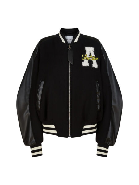 The Attico Black Bomber - The Attico Jackets - Designed by Gilda Ambrosio & Giorgia Tordini - Shop at Luxury Shoes 
