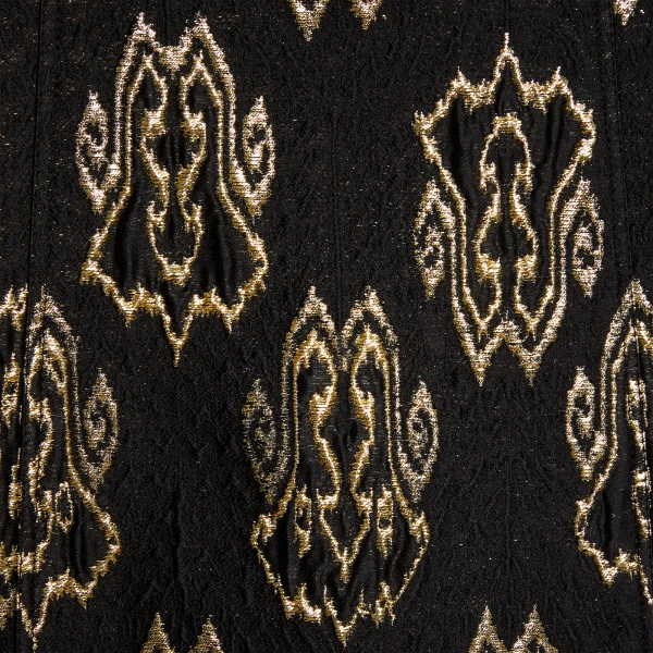 Giambattista Valli Black Ikat Jacquard Waistcoat - Giambattista Valli Coats - Romantic Couture - Shop at Luxury Shoes 