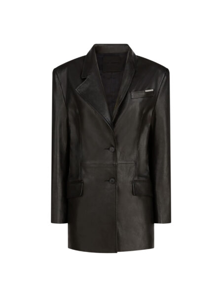The Attico Black Jacket - The Attico Jackets - Designed by Gilda Ambrosio & Giorgia Tordini - Shop at Luxury Shoes 