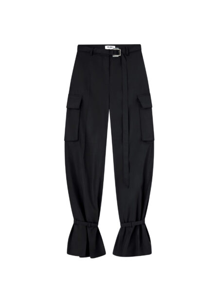 The Attico Black Long Pant - The Attico Pants - Designed by Gilda Ambrosio & Giorgia Tordini - Shop at Luxury Shoes 