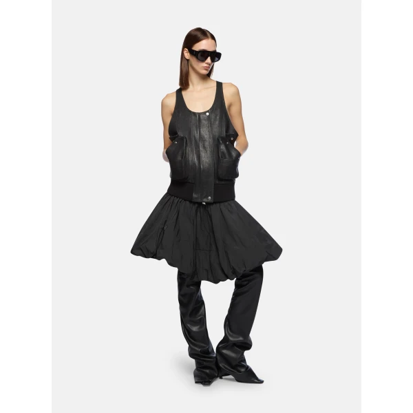The Attico Black Midi Skirt - The Attico Skirts - Designed by Gilda Ambrosio & Giorgia Tordini - Shop at Luxury Shoes 