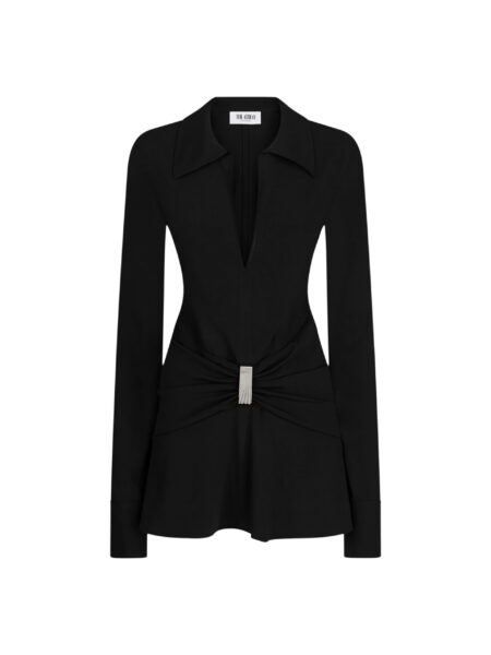 The Attico Black Mini Dress - The Attico Dresses - Designed by Gilda Ambrosio & Giorgia Tordini - Shop at Luxury Shoes 