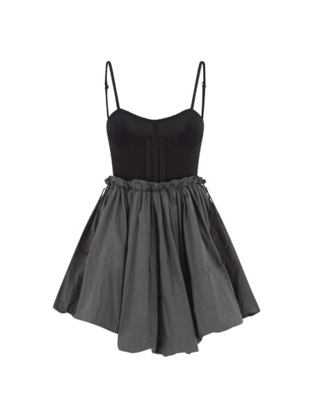 The Attico Black Mini Dress - The Attico Dresses - Designed by Gilda Ambrosio & Giorgia Tordini - Shop at Luxury Shoes 