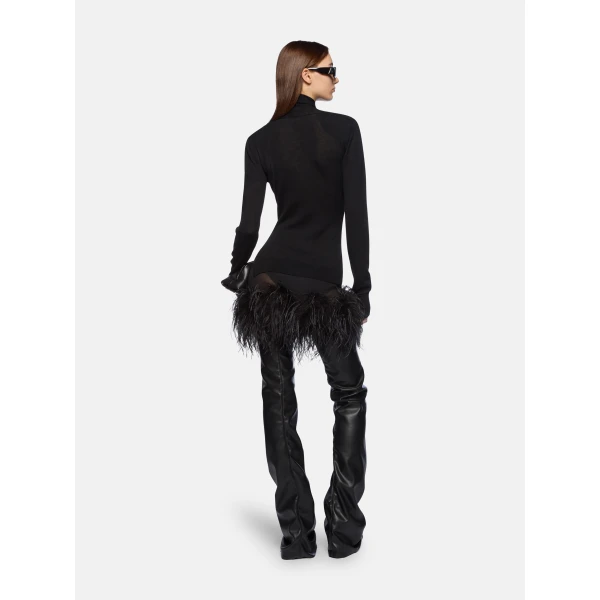 The Attico Black Sweater - The Attico Knitwear - Designed by Gilda Ambrosio & Giorgia Tordini - Shop at Luxury Shoes 