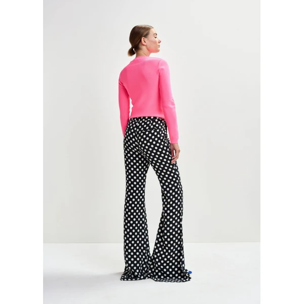Essentiel Antwerp Black and white polka-dot print - Essentiel Antwerp Knitwear - Colorful Belgian Design - Shop at Luxury Shoes 