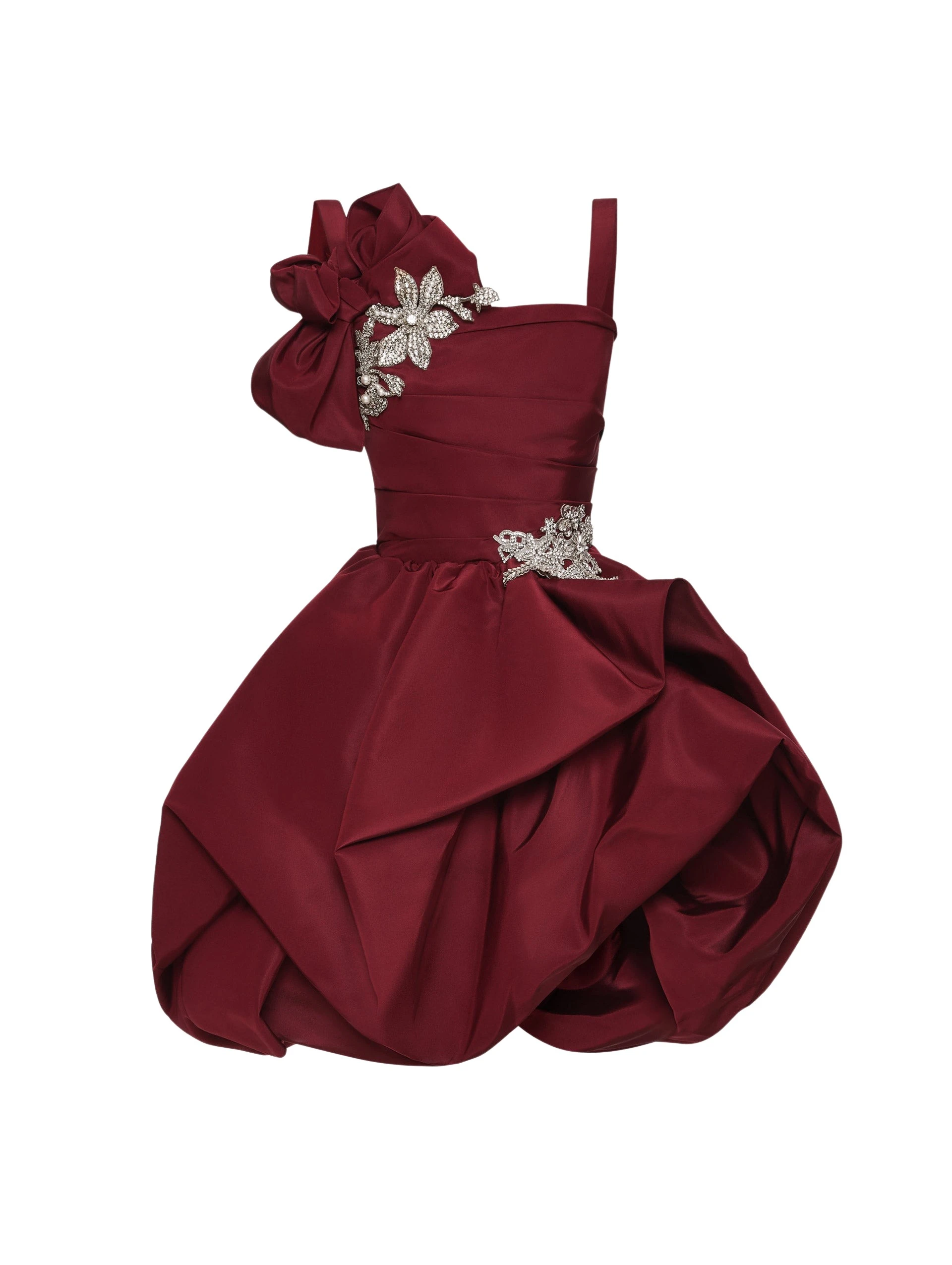 Brooch-Embroidered-Cocktail-Sleeveless-Dress-Oscar-de-la-Renta-Dresses15931_nobg Oscar de la Renta Brooch Embroidered Cocktail Sleeveless Dress - Oscar de la Renta Dresses - American Couture - Shop at Luxury Shoes