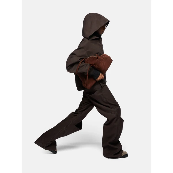 The Attico Brown Bomber - The Attico Jackets - Designed by Gilda Ambrosio & Giorgia Tordini - Shop at Luxury Shoes 