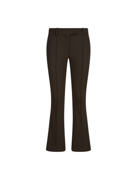 The Attico Brown Long Pant - The Attico Pants - Designed by Gilda Ambrosio & Giorgia Tordini - Shop at Luxury Shoes 