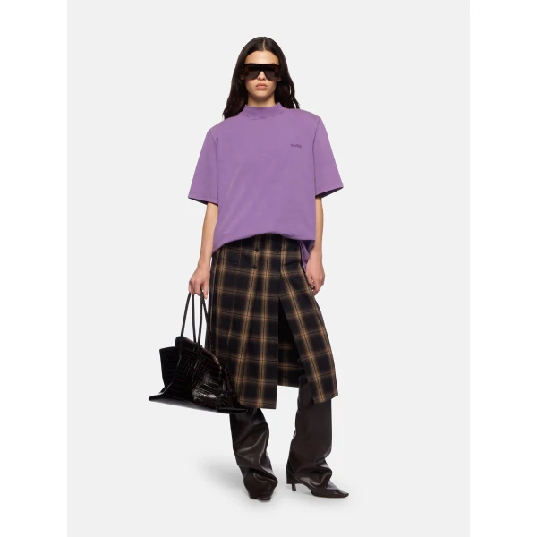 The Attico Brown Shades Midi Skirt - The Attico Skirts - Designed by Gilda Ambrosio & Giorgia Tordini - Shop at Luxury Shoes 