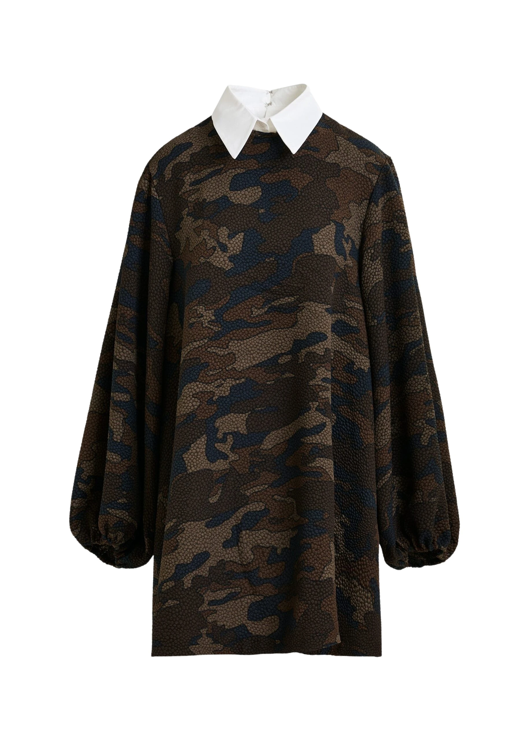 Brown-khaki-and-black-camouflage-A-line-mini-dress-with-removable-collar-Essentiel-Antwerp-Dresses-scaled62663_nobg Essentiel Antwerp Brown