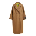 Essentiel Antwerp Brown oversized trenchcoat - Essentiel Antwerp Coats - Colorful Belgian Design - Shop at Luxury Shoes 