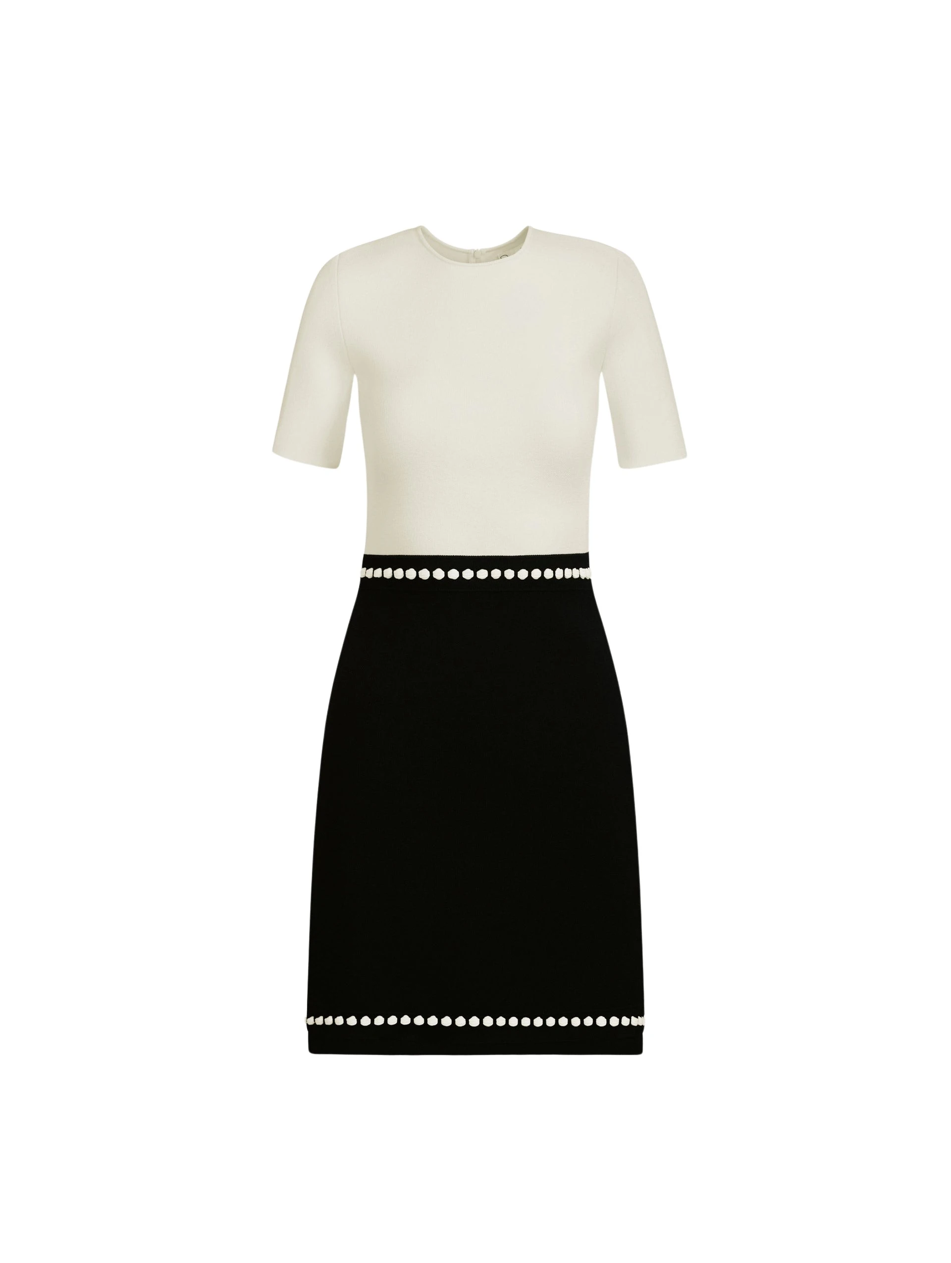 Bubble-Trim-Dress-Oscar-de-la-Renta-Dresses32944_nobg Oscar de la Renta Bubble Trim Dress - Oscar de la Renta Dresses - American Couture - Shop at Luxury Shoes