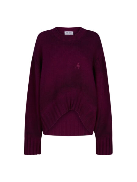 The Attico Burgundy Sweater - The Attico Knitwear - Designed by Gilda Ambrosio & Giorgia Tordini - Shop at Luxury Shoes 
