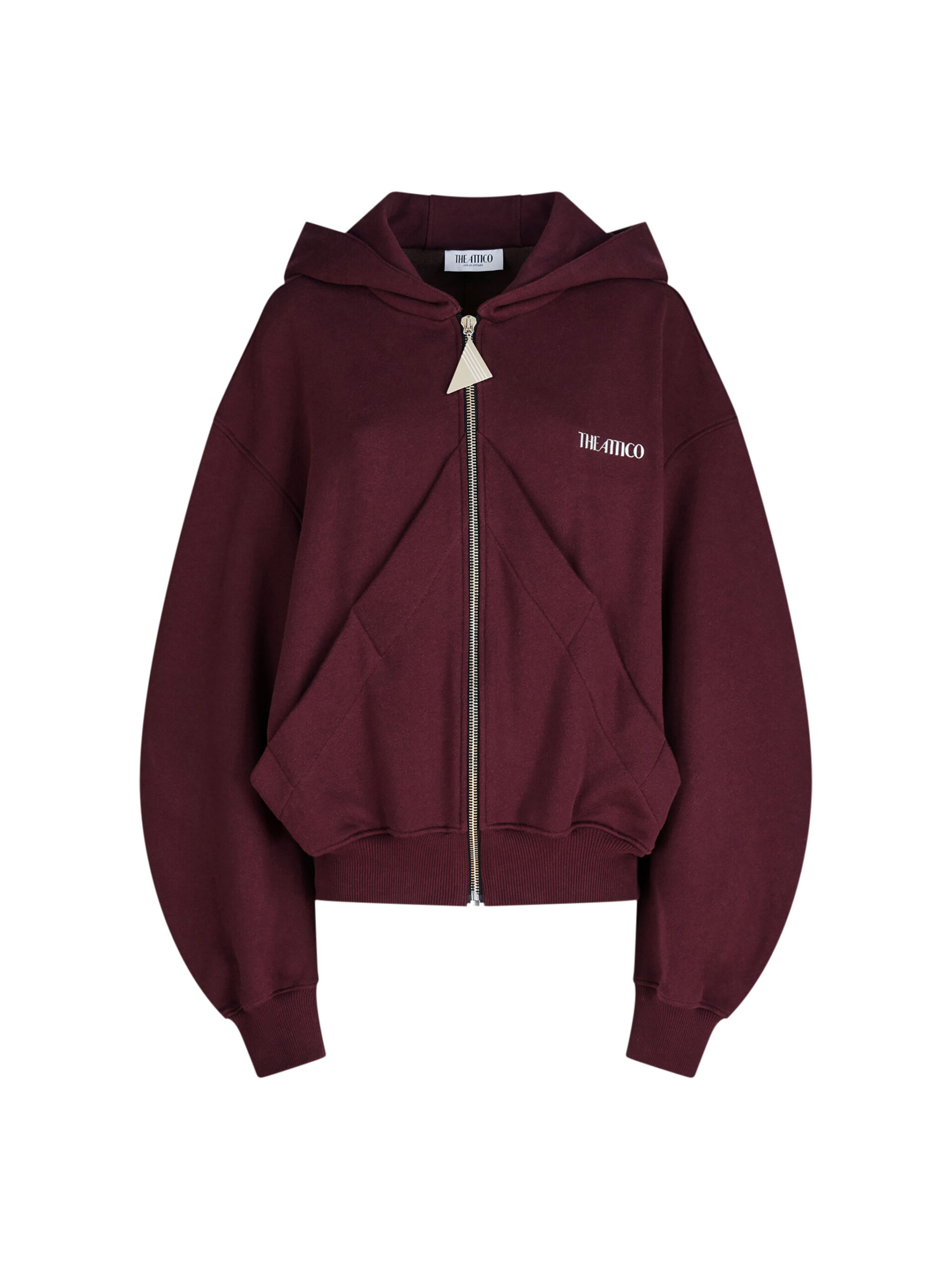 The Attico Burgundy Sweatshirt - The Attico Tops - Designed by Gilda Ambrosio & Giorgia Tordini - Shop at Luxury Shoes The Attico Burgundy Sweatshirt - The Attico Tops - Designed by Gilda Ambrosio & Giorgia Tordini - Shop at Luxury Shoes