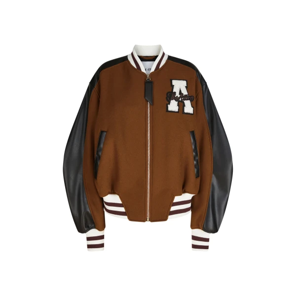 The Attico Camel Bomber - The Attico Jackets - Designed by Gilda Ambrosio & Giorgia Tordini - Shop at Luxury Shoes 