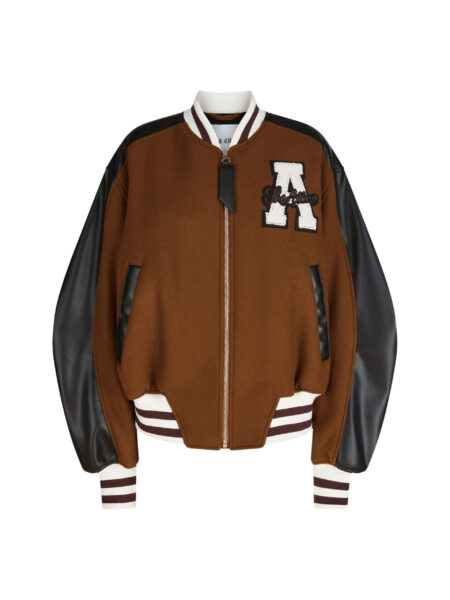 The Attico Camel Bomber - The Attico Jackets - Designed by Gilda Ambrosio & Giorgia Tordini - Shop at Luxury Shoes 