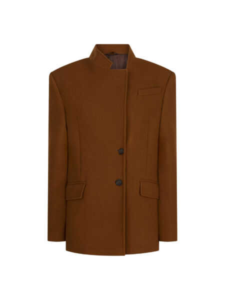 The Attico Camel Jacket - The Attico Jackets - Designed by Gilda Ambrosio & Giorgia Tordini - Shop at Luxury Shoes 