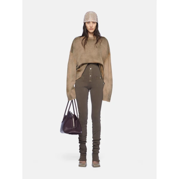 The Attico Camel Sweatshirt - The Attico Tops - Designed by Gilda Ambrosio & Giorgia Tordini - Shop at Luxury Shoes 