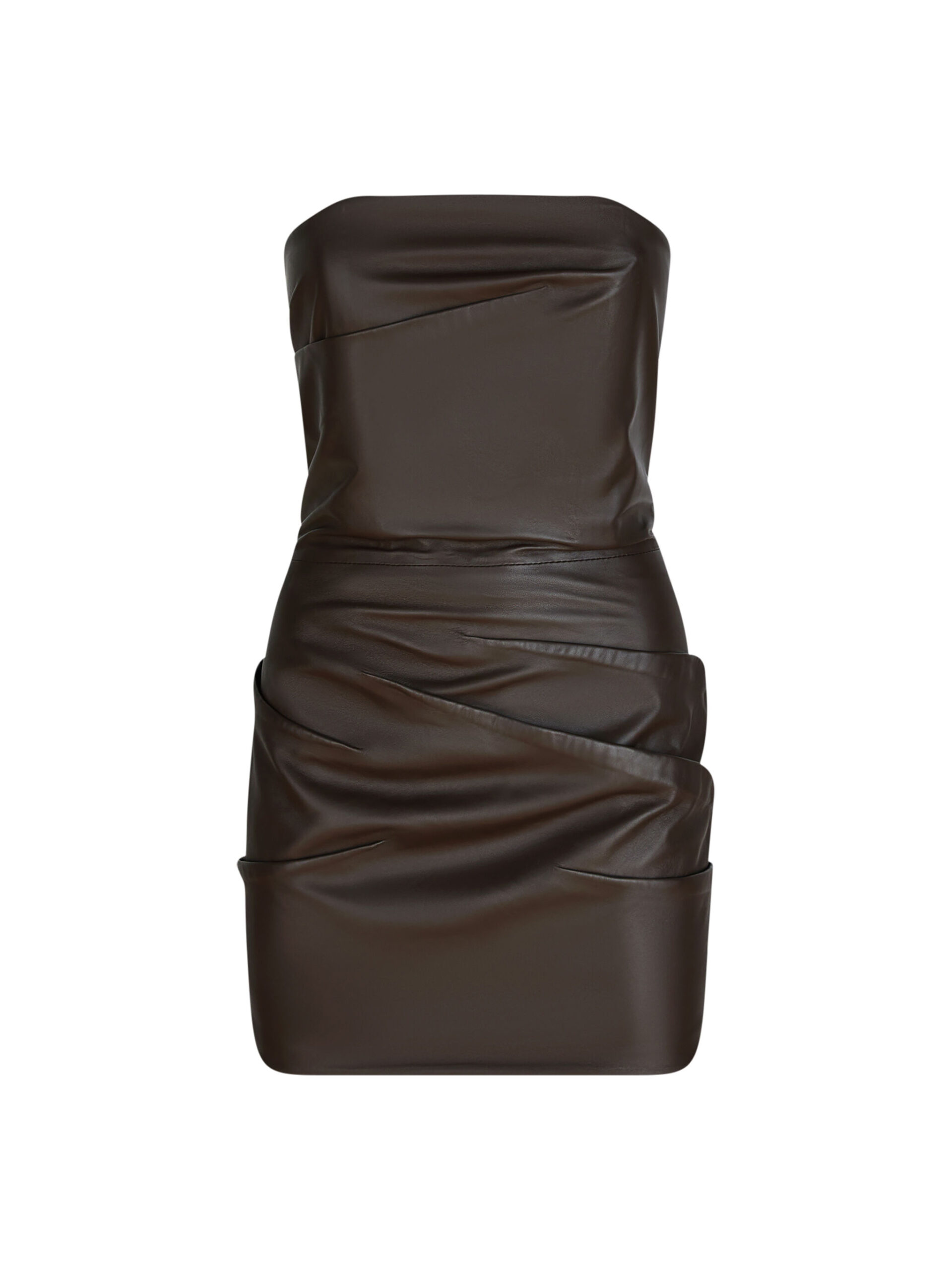 The Attico Dark Brown Mini Dress - The Attico Dresses - Designed by Gilda Ambrosio & Giorgia Tordini - Shop at Luxury Shoes The Attico Dark Brown Mini Dress - The Attico Dresses - Designed by Gilda Ambrosio & Giorgia Tordini - Shop at Luxury Shoes
