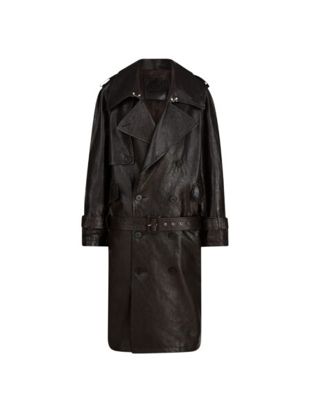 The Attico Dark Brown Trench - The Attico Coats - Designed by Gilda Ambrosio & Giorgia Tordini - Shop at Luxury Shoes 