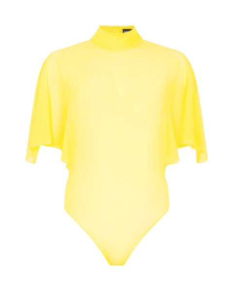 David Koma Draped Sleeve Bodysuit