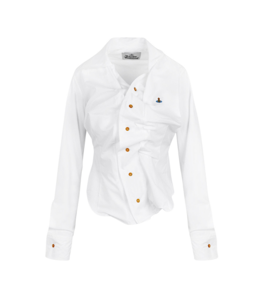Vivienne Westwood Drunken Shirt - Vivienne Westwood Tops - Punk Luxury - Shop at Luxury Shoes 