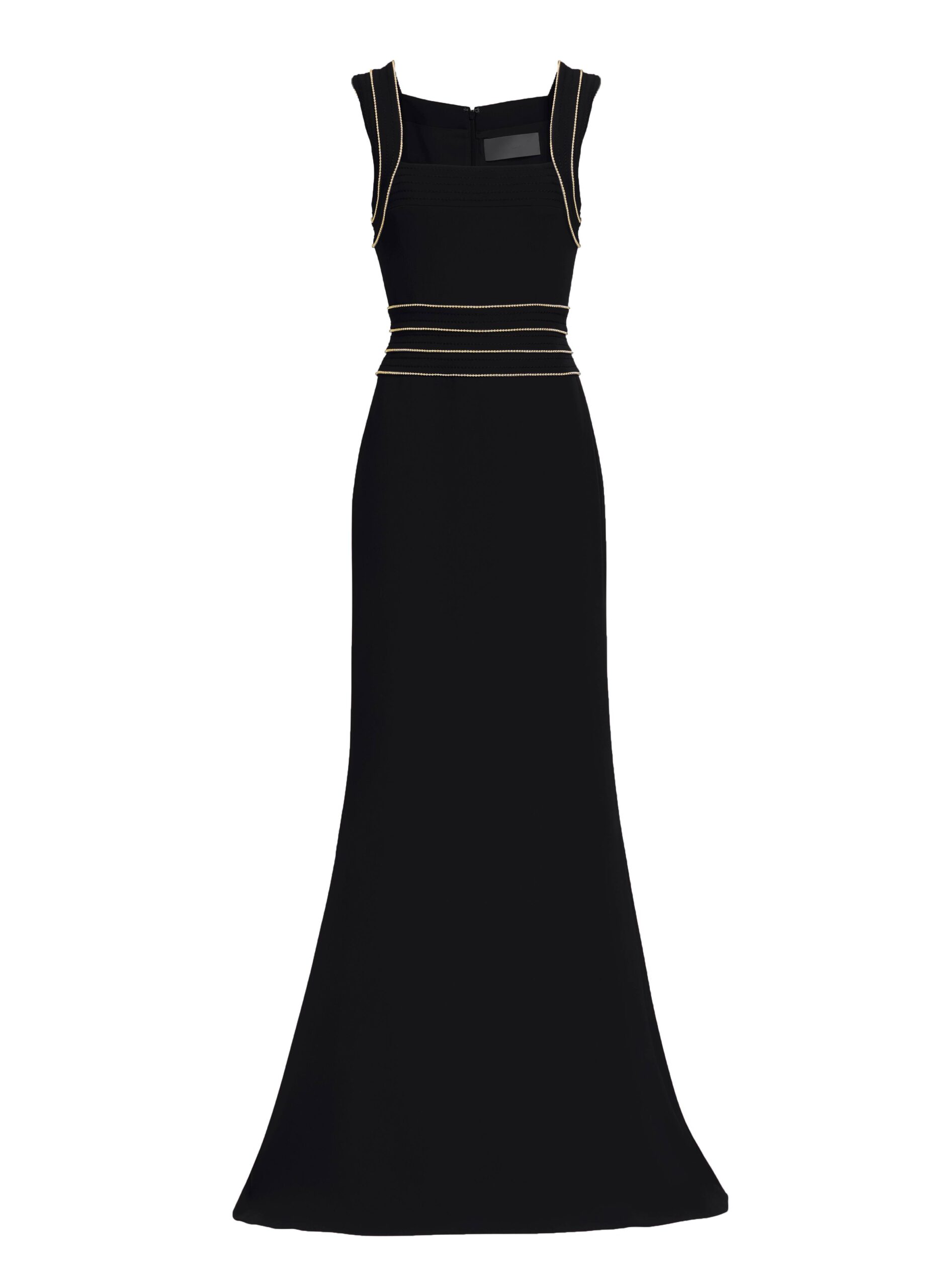 Elie Saab Trim Embellished Cady Dress Elie Saab Trim Embellished Cady Dress in Black featuring – Luxury Designer Fashion at Luxury Shoes .