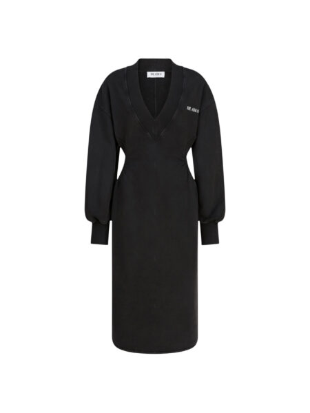 The Attico Faded Black Midi Dress - The Attico Dresses - Designed by Gilda Ambrosio & Giorgia Tordini - Shop at Luxury Shoes 