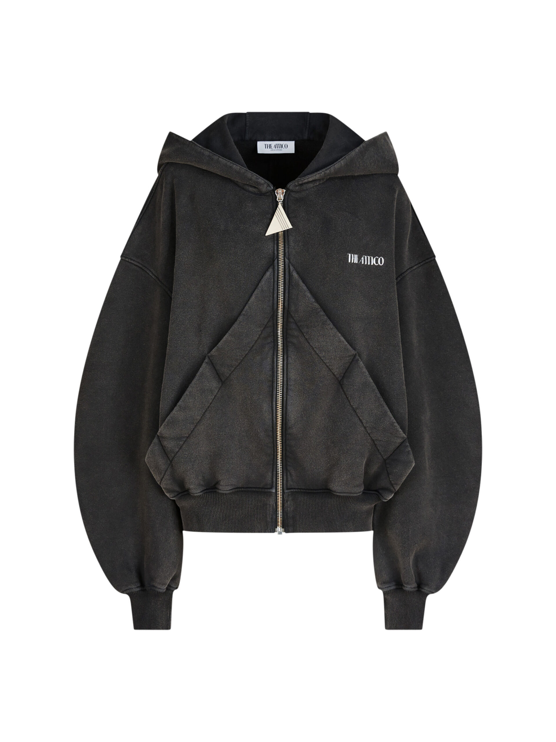 The Attico Faded Black Sweatshirt - The Attico Tops - Designed by Gilda Ambrosio & Giorgia Tordini - Shop at Luxury Shoes The Attico Faded Black Sweatshirt - The Attico Tops - Designed by Gilda Ambrosio & Giorgia Tordini - Shop at Luxury Shoes