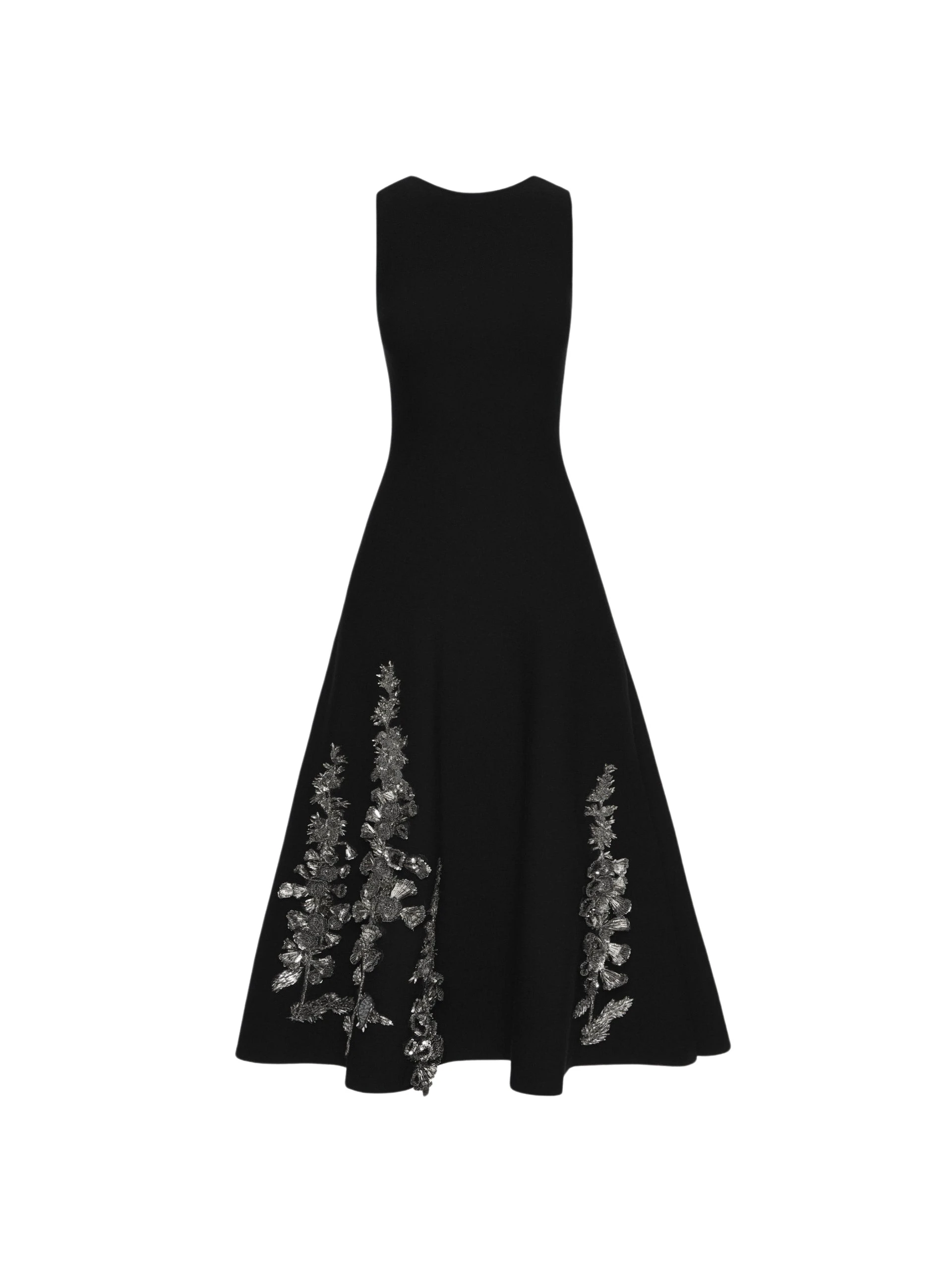 Foxglove-Sequin-Embroidered-Knit-Dress-Oscar-de-la-Renta-Dresses56809_nobg Oscar de la Renta Foxglove Sequin Embroidered Knit Dress - Oscar de la Renta Dresses - American Couture - Shop at Luxury Shoes