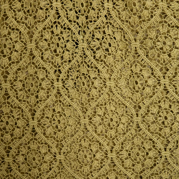 Giambattista Valli Green Filigree Macramé Flared Pants - Giambattista Valli Pants - Romantic Couture - Shop at Luxury Shoes 