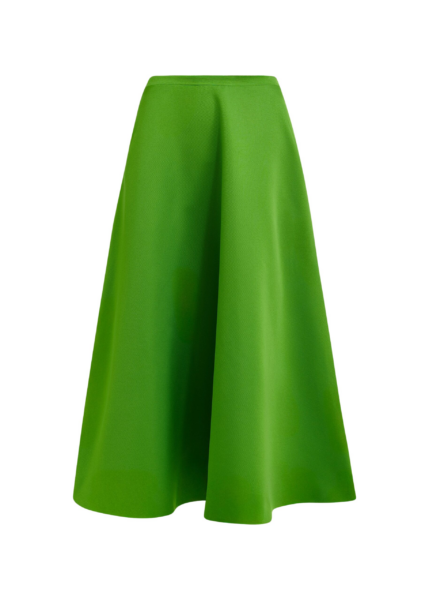 Essentiel Antwerp Green a-line skirt - Essentiel Antwerp Skirts - Colorful Belgian Design - Shop at Luxury Shoes 