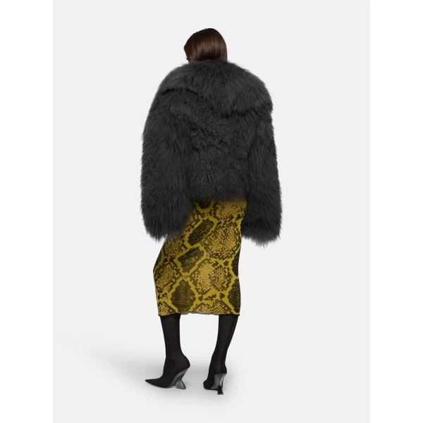 The Attico Grey Bomber - The Attico Jackets - Designed by Gilda Ambrosio & Giorgia Tordini - Shop at Luxury Shoes 