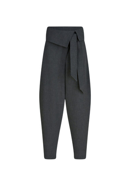 The Attico Grey Long Pant - The Attico Pants - Designed by Gilda Ambrosio & Giorgia Tordini - Shop at Luxury Shoes 