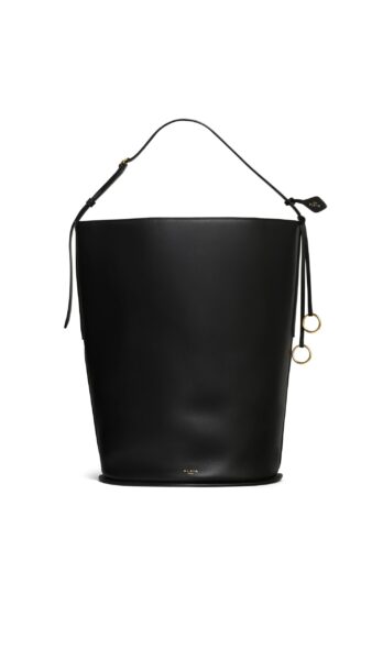 Alaïa Hip Large Bucket Bag In Calfskin - Alaia Bags - Laser Cut Luxury - Shop at Luxury Shoes 