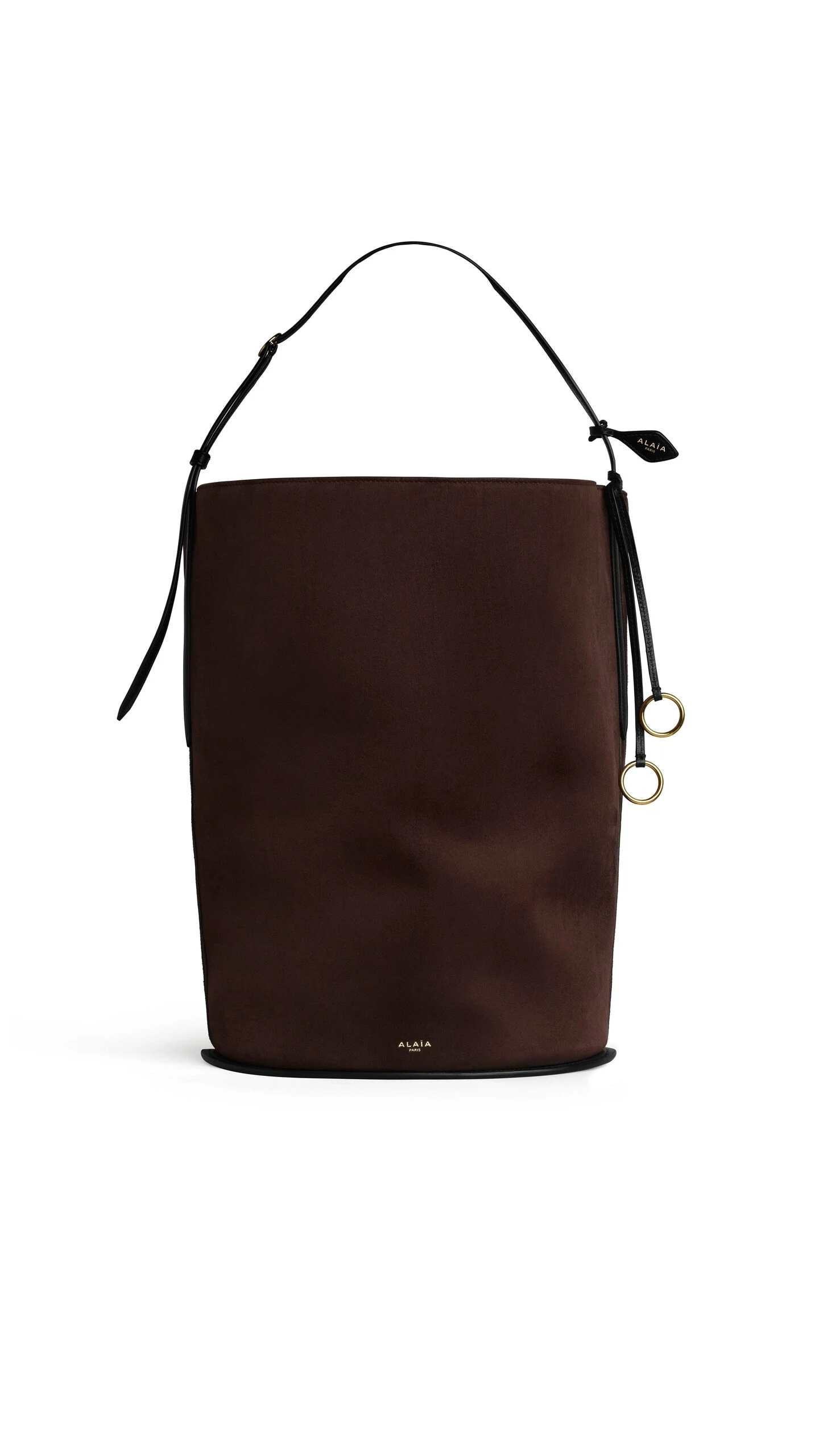 Alaïa Hip Large Bucket Bag In Suede - Alaia Bags - Laser Cut Luxury - Shop at Luxury Shoes Alaïa Hip Large Bucket Bag In Suede - Alaia Bags - Laser Cut Luxury - Shop at Luxury Shoes